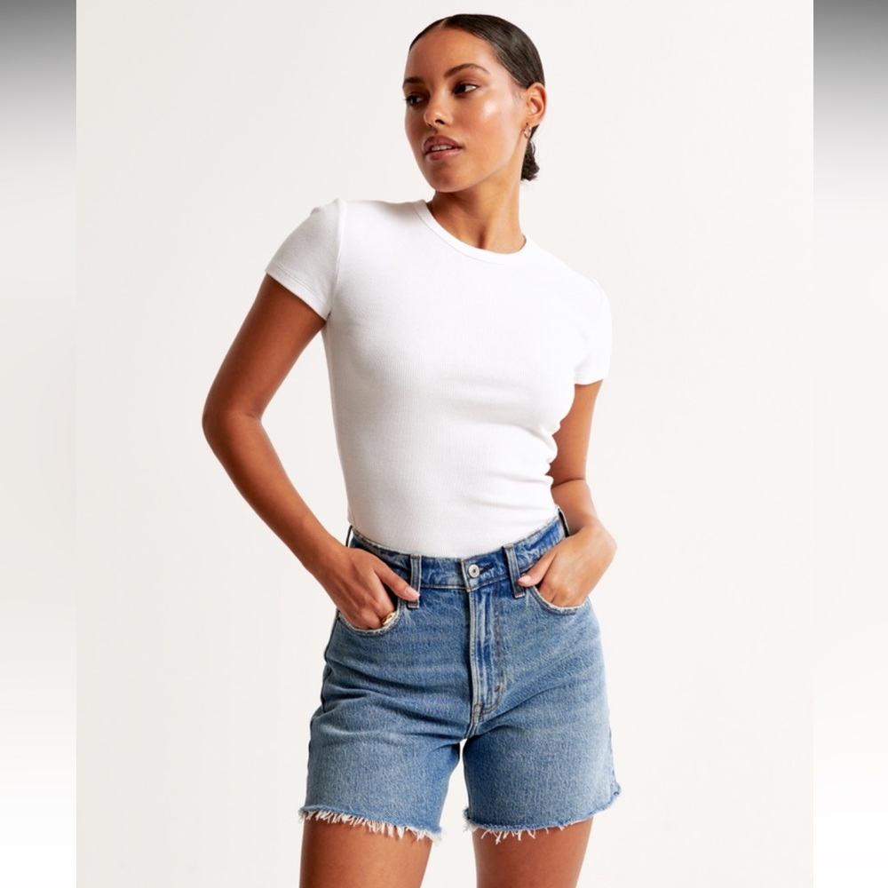 Abercrombie High Rise Dad Short